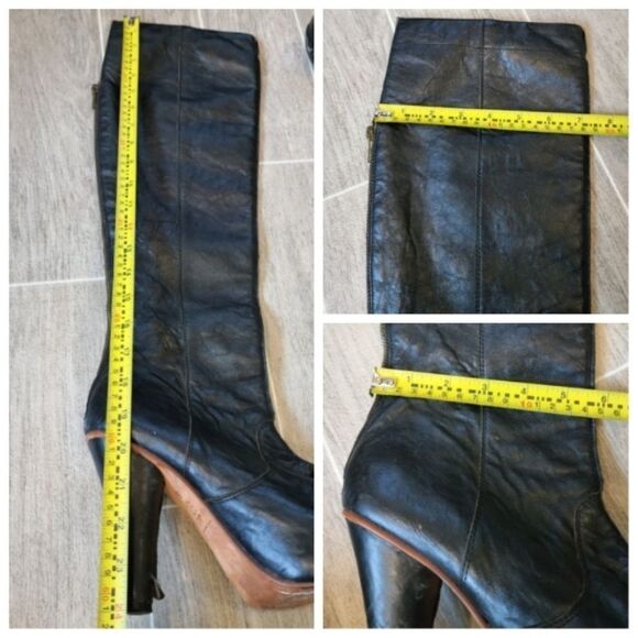 Gee Wawa Black Lesther Over Knee Platform Boot - Picture 17 of 17